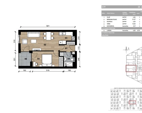 Slika Moderan dvosoban stan od 50,71 kvadrat u novogradnji u Bolničkoj ulici u Vrapču, Zagreb